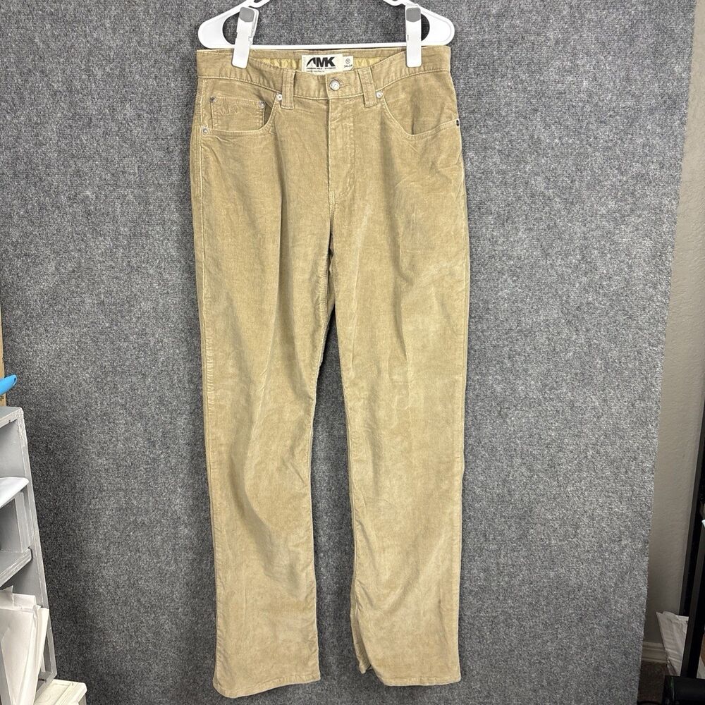 Jackson Hole Wyoming Corduroy Straight Pants Mens size 34 x 33  Brown